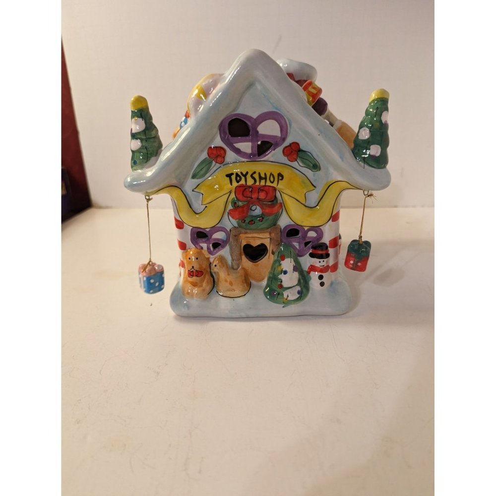 Christmas Village by Elements Toy Shop Ceramic Candy Theme